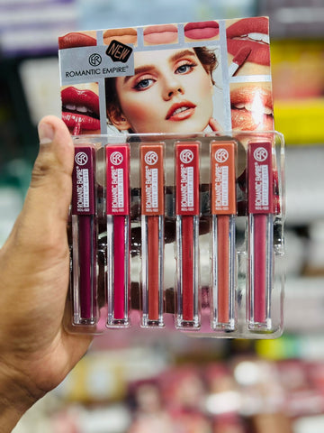 Matte lip gloss set of 6