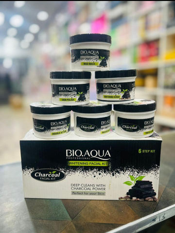 Bio Aqua CharCoal Whitining Facial Set